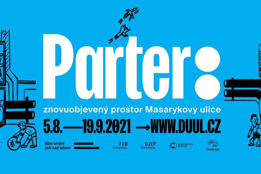Parter: znovuobjevený prostor Masarykovy ulice - plakát k výstavě