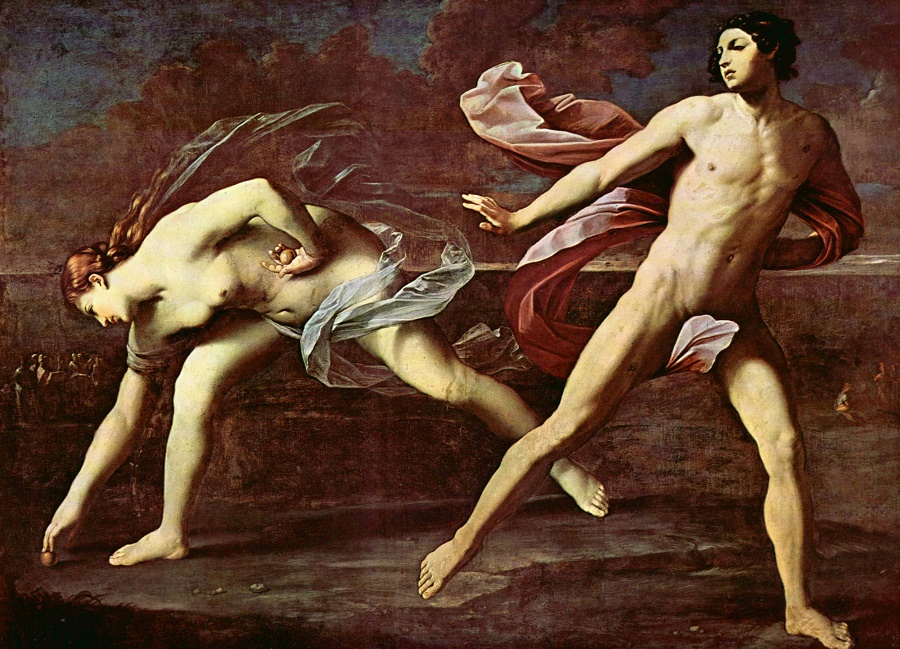 Guido Reni, Závod Atalanty a Hippomena, 1625