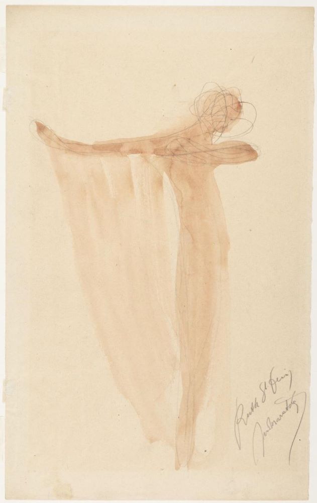 Josef Mařatka, Studie tance (Ruth Saint - Denis), 1906