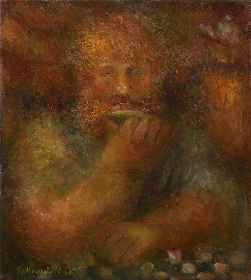 Grigorij Musatov: Piják čaje, 1933