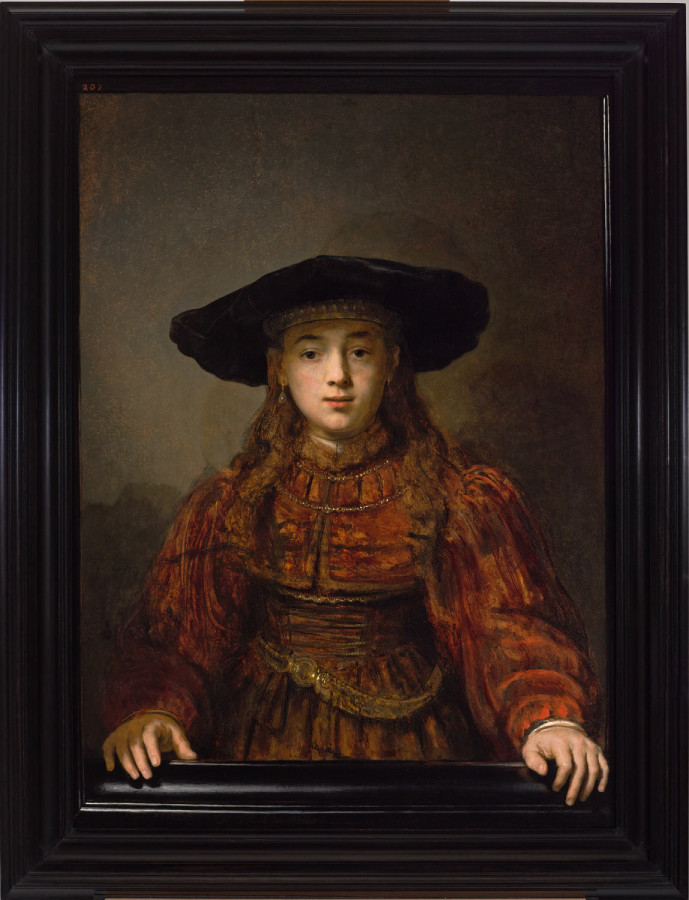 Rembrandt van Rijn, Dívka v klobouku