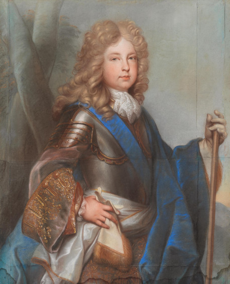 Joseph Vivien, Charles, vévoda z Berry, Pastel na papíře, 100,5 x 81,5 cm, 1700
