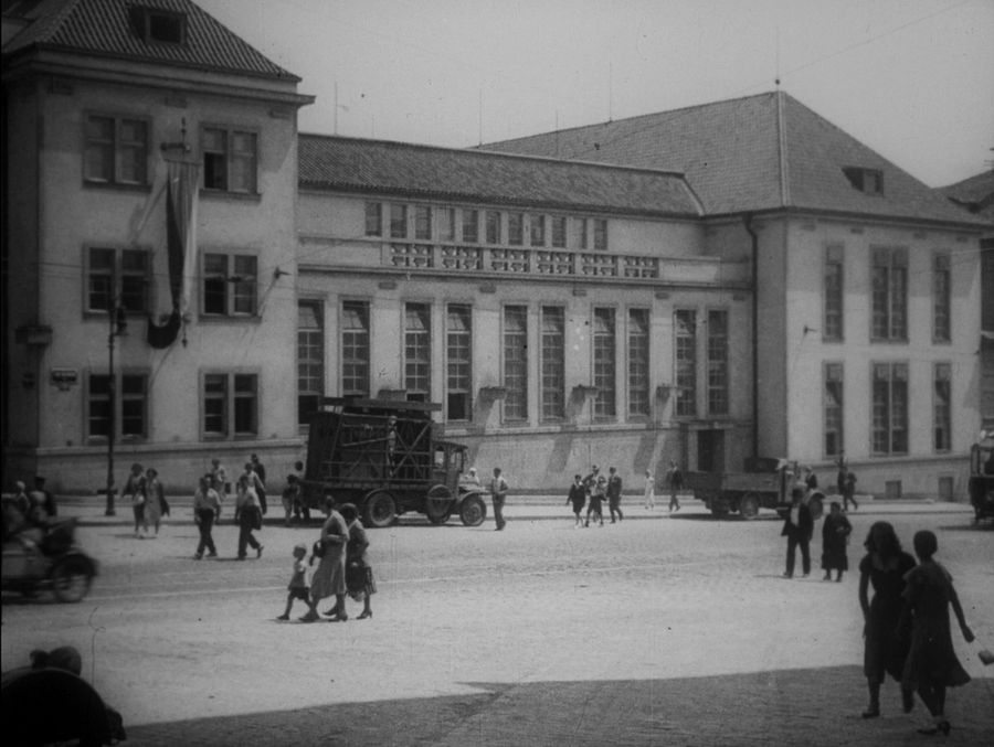 Zengerova transformační stanice, foto Národní filmový archiv