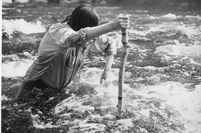 Tříštění kamene, Šumava, 1980
