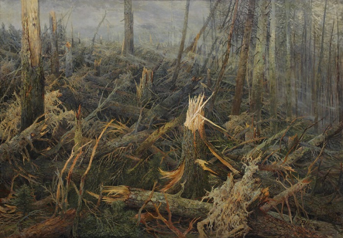 Václav Březina: Tragedie lesa, 1912