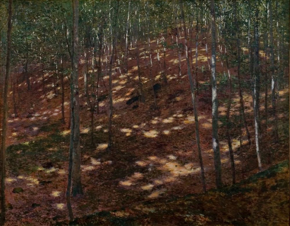 Antonín Slavíček, Slunce v lese, 1898