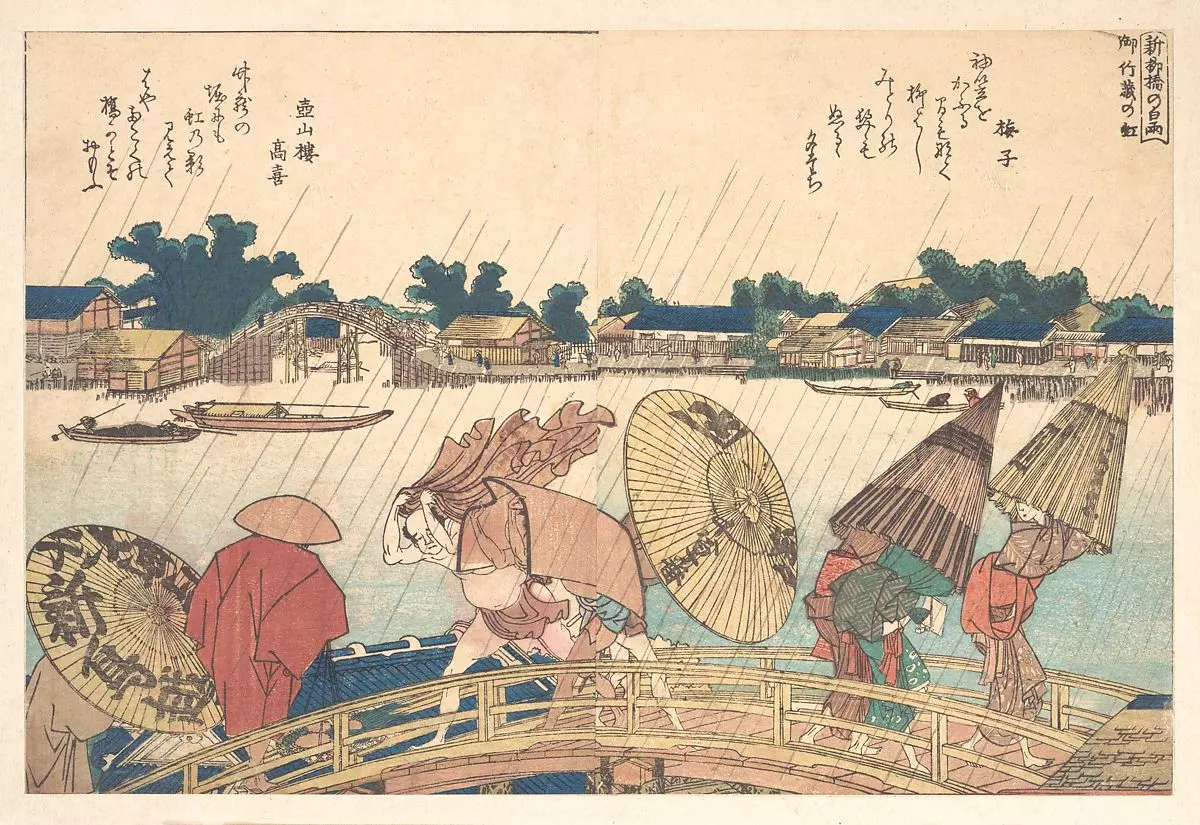 prehanka yanagi most hokusai