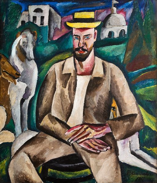 08 P Koncalovskij Portret malire VV Rozdestvenskeho 1912