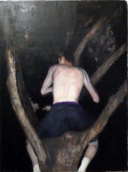 Alexander Tinei: Tree (Strom), 2013, olej na plátně