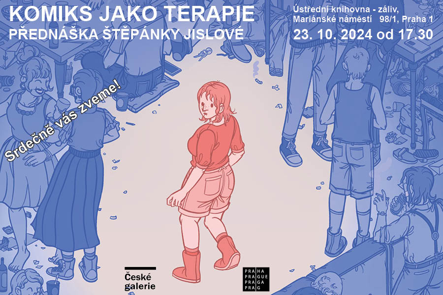 Přednáška Komiks jako terapie, Štěpánka Jislová, Městská knihovna v Praze